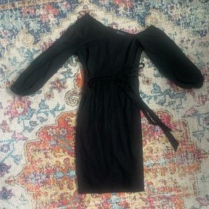 MIDI black dress from ASOS